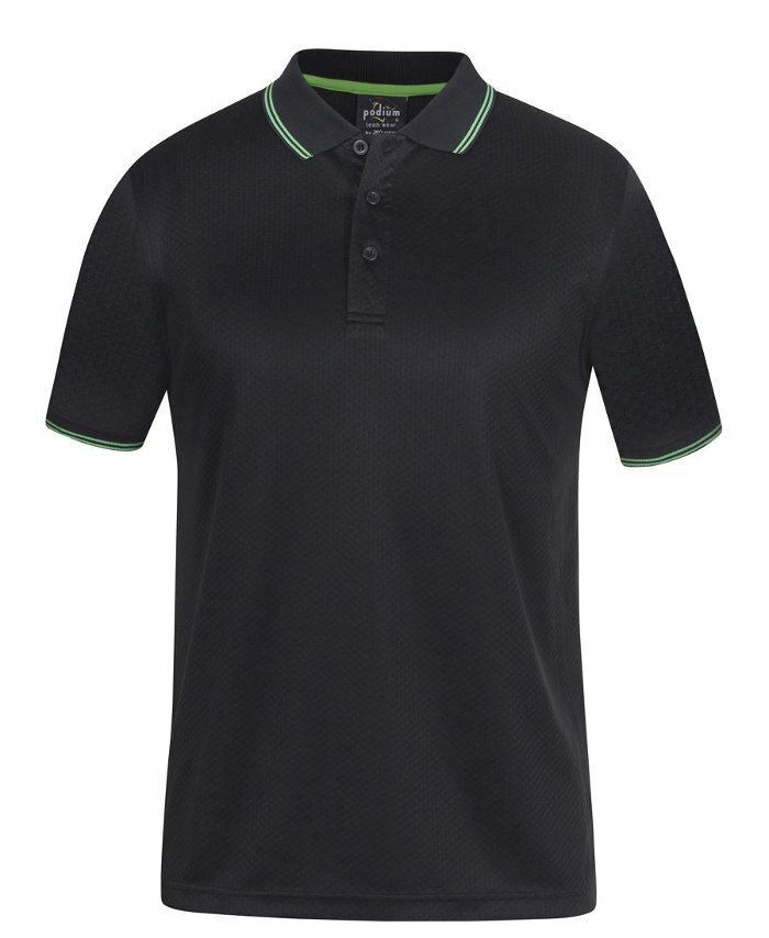 WORKWEAR, SAFETY & CORPORATE CLOTHING SPECIALISTS - Jacquard Contrast Polo
