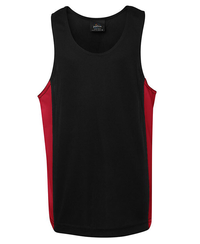 WORKWEAR, SAFETY & CORPORATE CLOTHING SPECIALISTS - Podium Kids Contrast Singlet