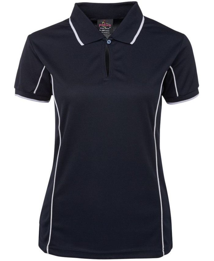 WORKWEAR, SAFETY & CORPORATE CLOTHING SPECIALISTS - PODIUM LADIES PIPING POLO