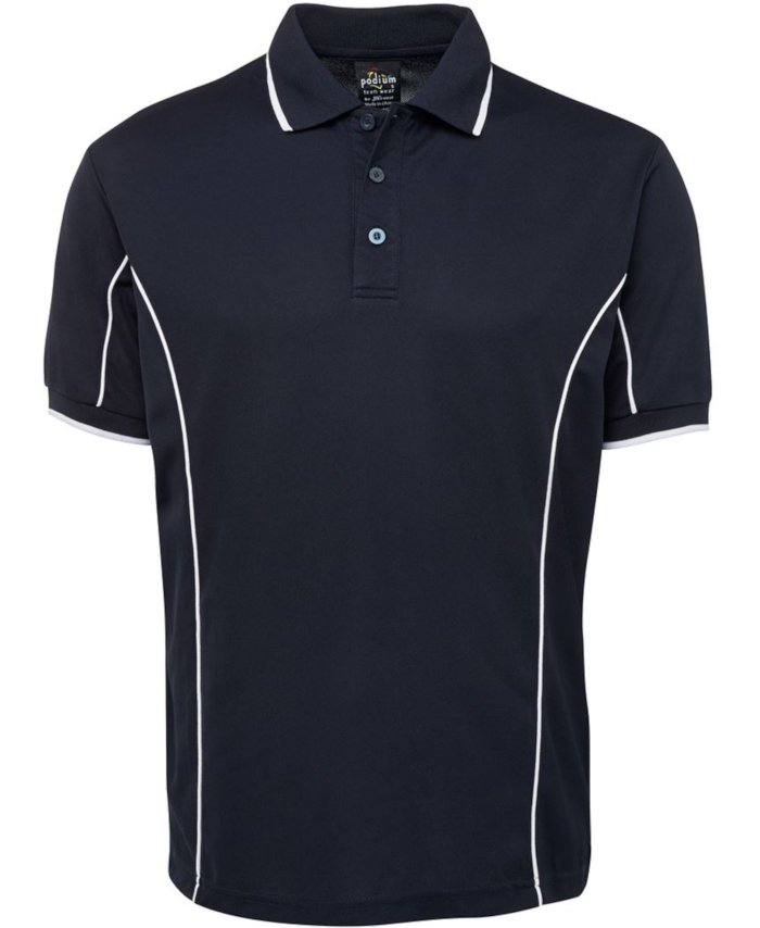 WORKWEAR, SAFETY & CORPORATE CLOTHING SPECIALISTS - PODIUM S/S PIPING POLO