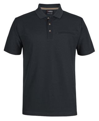 WORKWEAR, SAFETY & CORPORATE CLOTHING SPECIALISTS - PODIUM S/S RECYCLED POLYESTER POCKET POLO