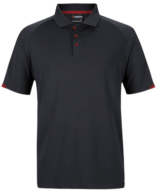 WORKWEAR, SAFETY & CORPORATE CLOTHING SPECIALISTS - PODIUM CONTRAST STRETCH POLO