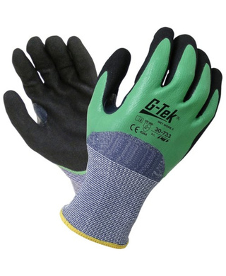 WORKWEAR, SAFETY & CORPORATE CLOTHING SPECIALISTS - G-TEK WET WORK 3 NITRILE COAT PVC 3/4 DIPPED
