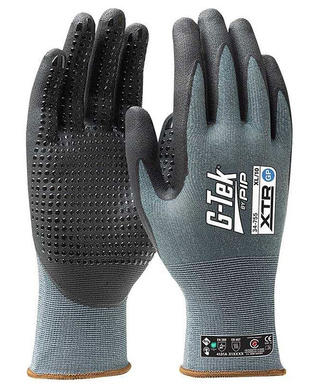 WORKWEAR, SAFETY & CORPORATE CLOTHING SPECIALISTS - G-TEK XTR MICRO NTL PALM DOT DIP GP (MOQ 12)