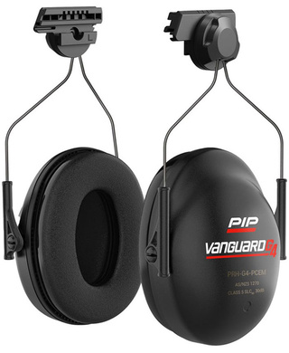 WORKWEAR, SAFETY & CORPORATE CLOTHING SPECIALISTS - VANGUARD G4 PAPR EARMUFF PASSIVE SLIMLINE CLASS 5 MOUNTED