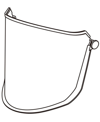 WORKWEAR, SAFETY & CORPORATE CLOTHING SPECIALISTS - VANGUARD G4 PAPR FRONT / INSIDE COVER IMPACT LENS