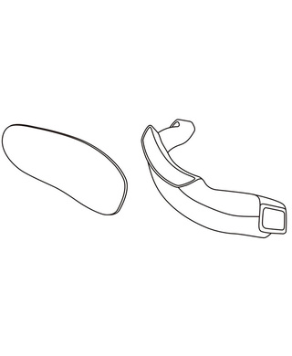 WORKWEAR, SAFETY & CORPORATE CLOTHING SPECIALISTS - VANGUARD G4 PAPR HELMET SWEATBANDS - FRONT + BACK