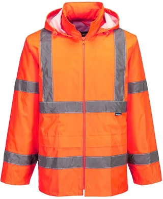 WORKWEAR, SAFETY & CORPORATE CLOTHING SPECIALISTS - Hi-Vis Rain Jacket
