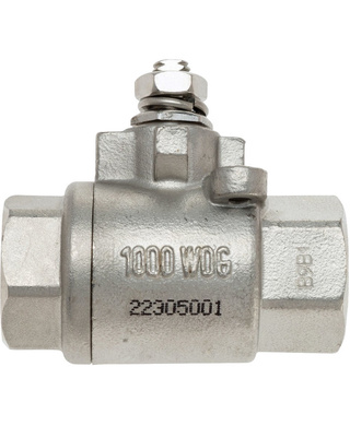 WORKWEAR, SAFETY & CORPORATE CLOTHING SPECIALISTS - 316SS 15mm Ball Valve