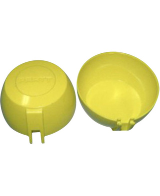 WORKWEAR, SAFETY & CORPORATE CLOTHING SPECIALISTS - Dust Cover Caps For Single Eye Wash Nozzle Assembly Pk Of 2