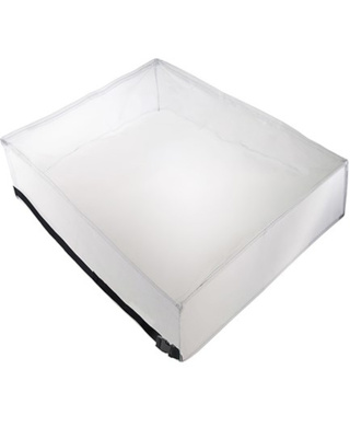 WORKWEAR, SAFETY & CORPORATE CLOTHING SPECIALISTS - DISCONTINUED - SPILL KIT BIN COVER TRANSPARENT 240L