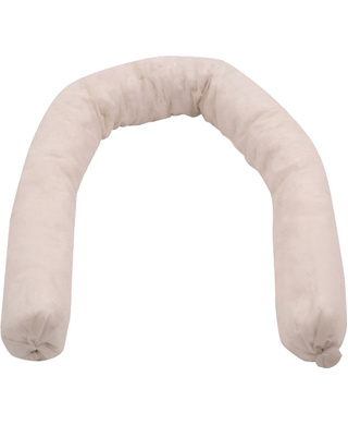 WORKWEAR, SAFETY & CORPORATE CLOTHING SPECIALISTS - White Oil/Fuel Boom 840g / 7.6cm X 2.4m