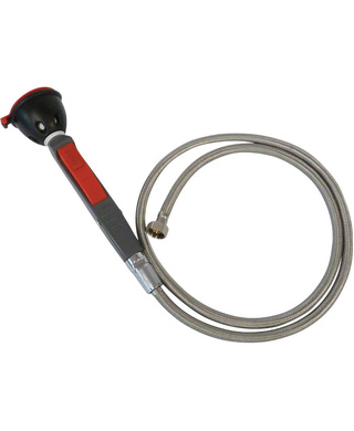 WORKWEAR, SAFETY & CORPORATE CLOTHING SPECIALISTS - Hand Held Drench Hose Single Non Aerated Eye Wash 1.5M Hose