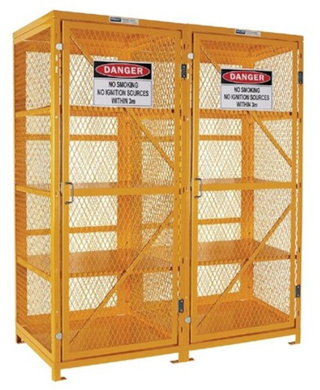 WORKWEAR, SAFETY & CORPORATE CLOTHING SPECIALISTS - Aerosol Storage Cage. 4 Storage Level Up To 800 Cans