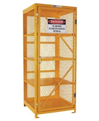 WORKWEAR, SAFETY & CORPORATE CLOTHING SPECIALISTS - Aerosol Storage Cage. 4 Storage Level Up To 400 Cans