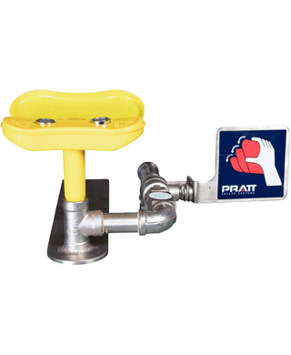 WORKWEAR, SAFETY & CORPORATE CLOTHING SPECIALISTS - WALL MOUNTED EYE & FACE WASH - NO BOWL OR FOOT TREADLE