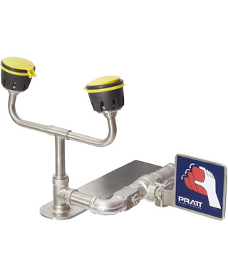 WORKWEAR, SAFETY & CORPORATE CLOTHING SPECIALISTS - WALL MOUNTED EYE WASH - NO BOWL OR FOOT TREADLE