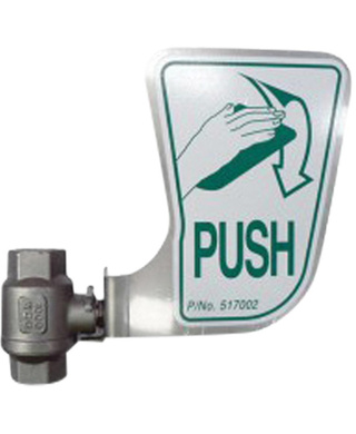 WORKWEAR, SAFETY & CORPORATE CLOTHING SPECIALISTS - Push Handle & 15mm Ball Valve Kit - Vertical Assembly