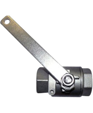 WORKWEAR, SAFETY & CORPORATE CLOTHING SPECIALISTS - 316 Stainless Steel 25mm Ball Valve & Lever Arm