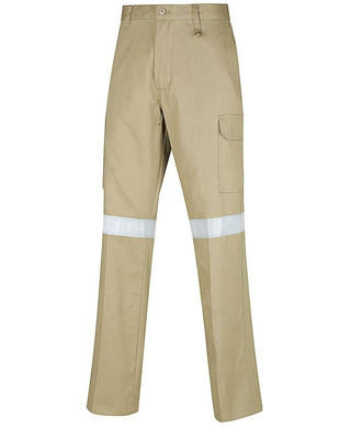 WORKWEAR, SAFETY & CORPORATE CLOTHING SPECIALISTS - Lightweight Cotton Drill Taped Cargo Pants