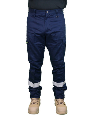 WORKWEAR, SAFETY & CORPORATE CLOTHING SPECIALISTS - DISCONTINUED - Stretch Ripstop Modern Fit Taped Cargo Pants