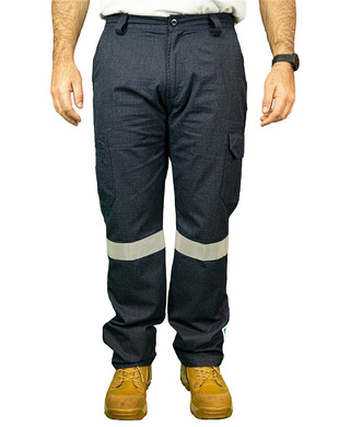 WORKWEAR, SAFETY & CORPORATE CLOTHING SPECIALISTS - FLAREX RIPSTOP PPE2 FR Inherent 197gsm Taped Cargo Pants