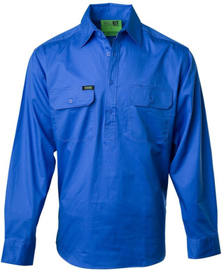 WORKWEAR, SAFETY & CORPORATE CLOTHING SPECIALISTS - DISCONTINUED - Lightweight Half Closed Country Shirt