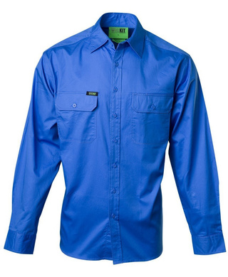 WORKWEAR, SAFETY & CORPORATE CLOTHING SPECIALISTS - DISCONTINUED - Lightweight Full Button Shirt