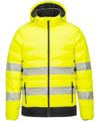 WORKWEAR, SAFETY & CORPORATE CLOTHING SPECIALISTS - Hi-Vis Ultrasonic Heated Tunnel Jacket