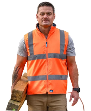 WORKWEAR, SAFETY & CORPORATE CLOTHING SPECIALISTS - REVERSIBLE UTILITY VEST
