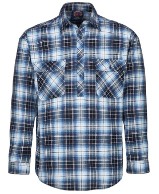 WORKWEAR, SAFETY & CORPORATE CLOTHING SPECIALISTS - Flannelette Shirt Men's Closed Front