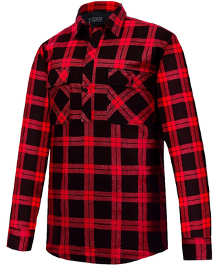 WORKWEAR, SAFETY & CORPORATE CLOTHING SPECIALISTS - Closed Front Flannelette Shirt