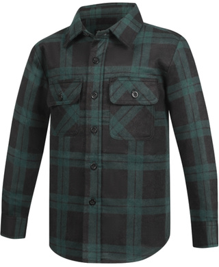 WORKWEAR, SAFETY & CORPORATE CLOTHING SPECIALISTS - Flannelette Shirt Children's Open Front