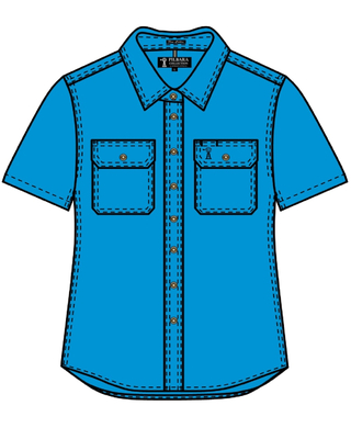 WORKWEAR, SAFETY & CORPORATE CLOTHING SPECIALISTS - Women's Pilbara Open Front S/S Shirt