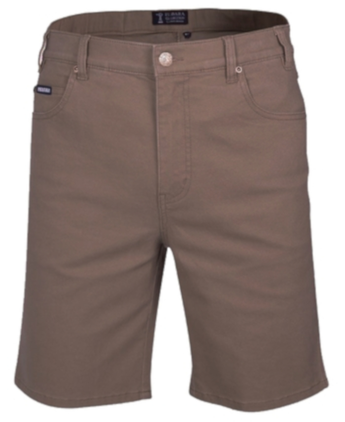 WORKWEAR, SAFETY & CORPORATE CLOTHING SPECIALISTS - Pilbara Men's Cotton Stretch Jean Short