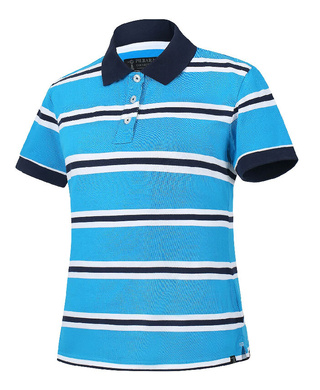 WORKWEAR, SAFETY & CORPORATE CLOTHING SPECIALISTS - Pilbara Ladies Y/D Striped Polo