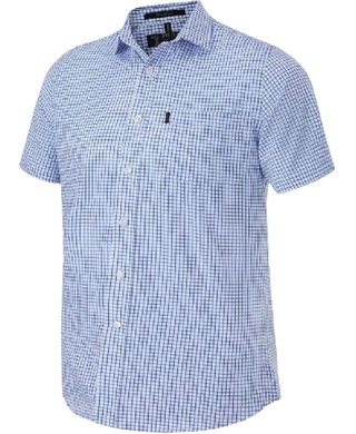 WORKWEAR, SAFETY & CORPORATE CLOTHING SPECIALISTS - Pilbara Mens Y/D Check, Single Pocket, S/S Shirt