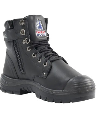 WORKWEAR, SAFETY & CORPORATE CLOTHING SPECIALISTS - ARGYLE ZIP Met - Nitrile Bump PR - Zip Side Boot