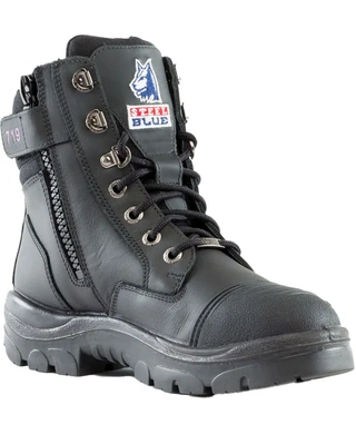 WORKWEAR, SAFETY & CORPORATE CLOTHING SPECIALISTS - SOUTHERN CROSS ZIP LADIES BOOT - TPU SCUFF