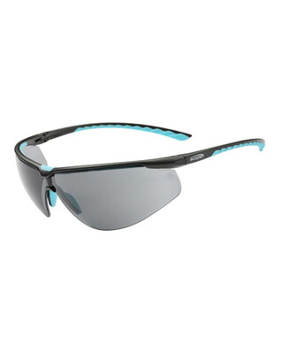 WORKWEAR, SAFETY & CORPORATE CLOTHING SPECIALISTS - Air Flex Black/Blue Frame Smoke AF/AS Lens