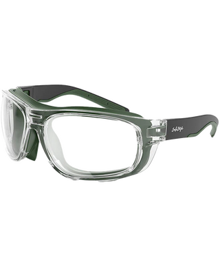 WORKWEAR, SAFETY & CORPORATE CLOTHING SPECIALISTS - Switches Clear/Green Frame Clear Lens