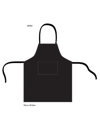 WORKWEAR, SAFETY & CORPORATE CLOTHING SPECIALISTS - Bib apron  w86xh70cm