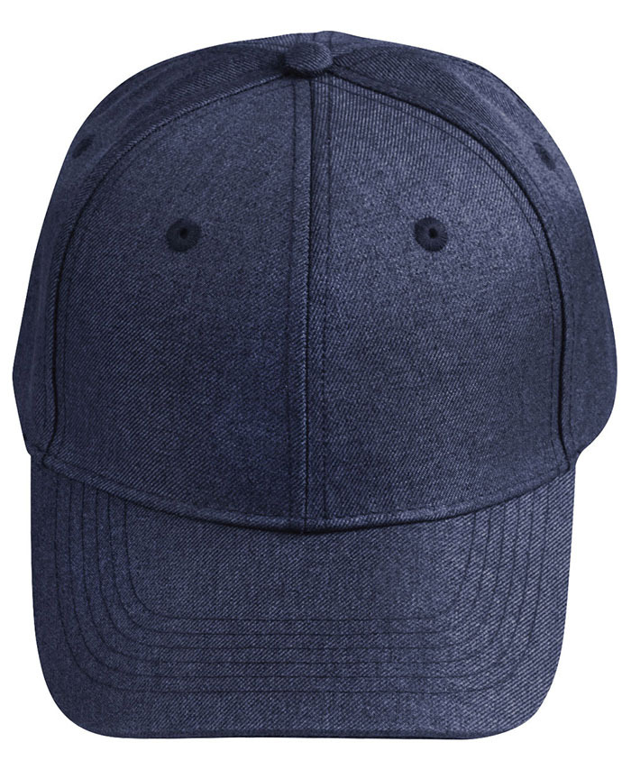 WORKWEAR, SAFETY & CORPORATE CLOTHING SPECIALISTS - Premium Heather Polyester Baseball Cap