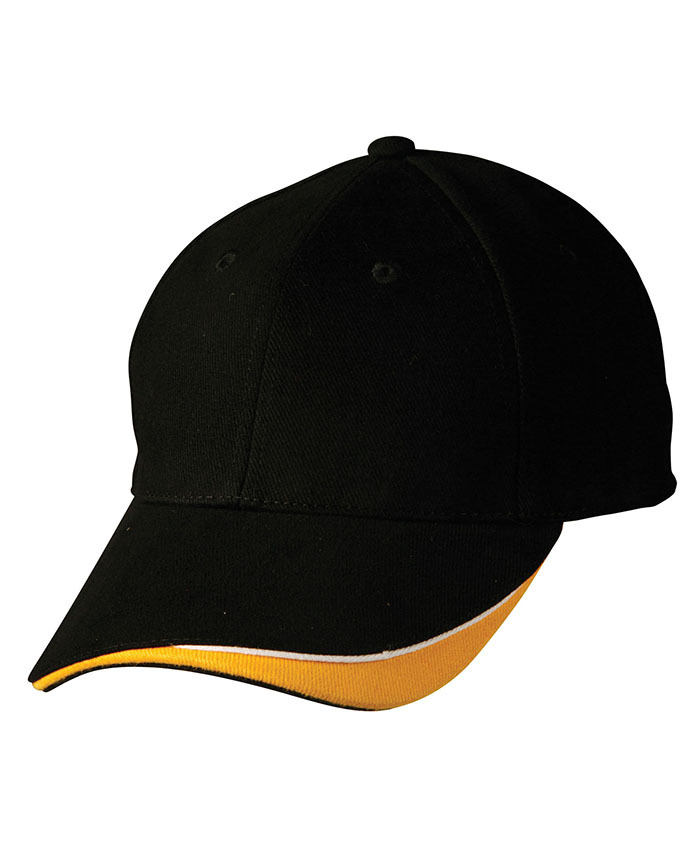 WORKWEAR, SAFETY & CORPORATE CLOTHING SPECIALISTS - The edge, two tone heavy brushed  sandwich peak
