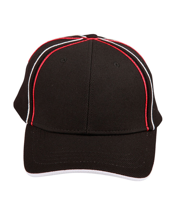 WORKWEAR, SAFETY & CORPORATE CLOTHING SPECIALISTS - Tri-color pique mesh structured cap