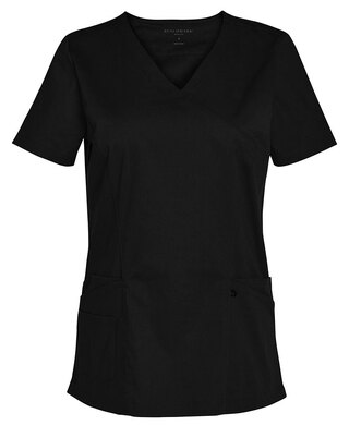 WORKWEAR, SAFETY & CORPORATE CLOTHING SPECIALISTS - Ladies Solid Colour Short Sleeve Scrub Top