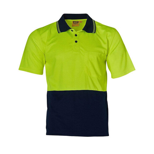 WORKWEAR, SAFETY & CORPORATE CLOTHING SPECIALISTS - Hi-Vis cooldry safety polo S/S