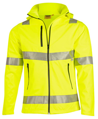 WORKWEAR, SAFETY & CORPORATE CLOTHING SPECIALISTS - Adults  HiVis Heavy Duty Softshell Jacket with 3M Tapes