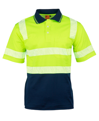 WORKWEAR, SAFETY & CORPORATE CLOTHING SPECIALISTS - Biomotion Segmented Truedry S/S Safety Polo