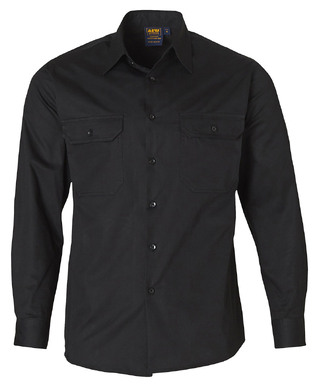 WORKWEAR, SAFETY & CORPORATE CLOTHING SPECIALISTS - cool-breeze L/S cotton work shirt